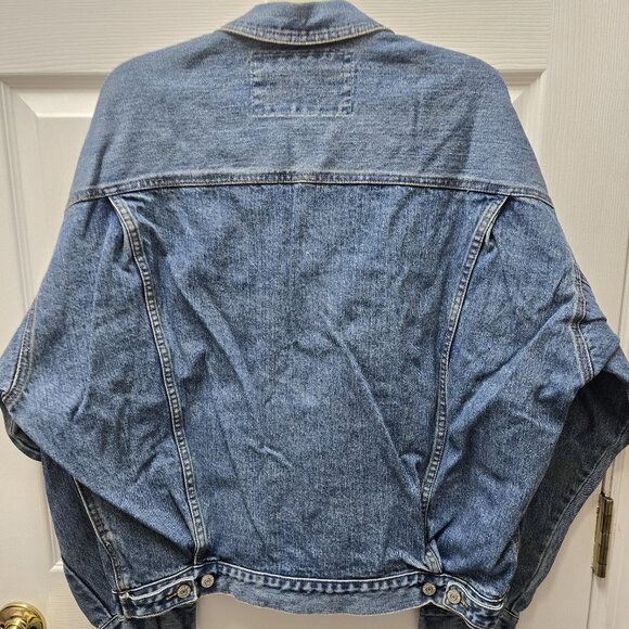 Guess USA Classic Style Denim Jacket Large - Picture 2 of 2